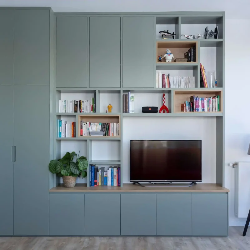 Meuble TV bibliothèque