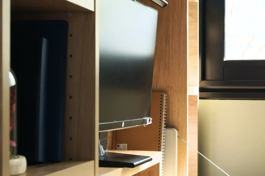 Mobilier multifonction gain de place pour chambre ou espace nuit